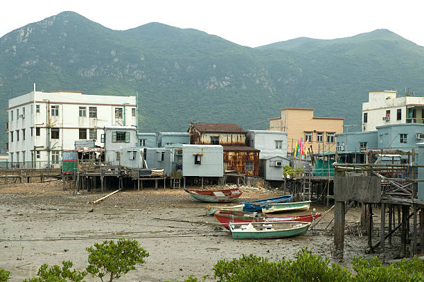 Tai O village is located on Lantau Island, Hong Kong S.A.R.