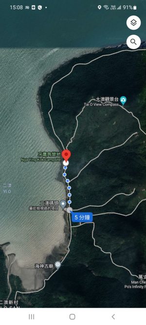 牙鷹角營地MAP